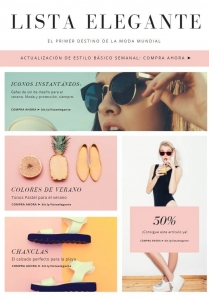 newsletters para eCommerce de moda